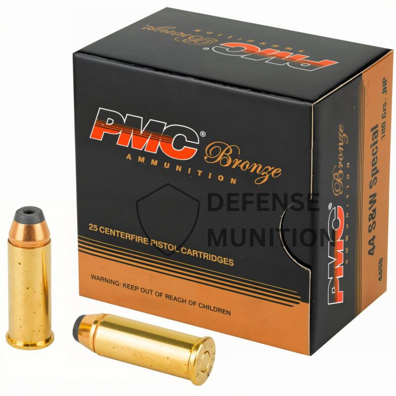 PMC BRONZE .44 SPL 180 GR JHP 980 FPS 25 RD/BOX