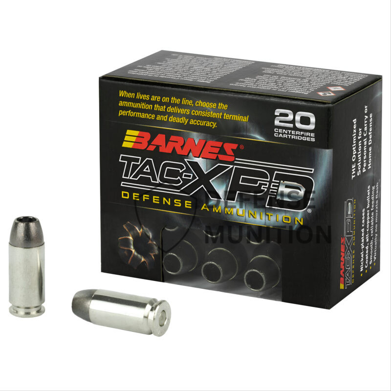 BARNES TAC-XPD .40 S&W 140 GR HP 1120 FPS 20 RD/BOX