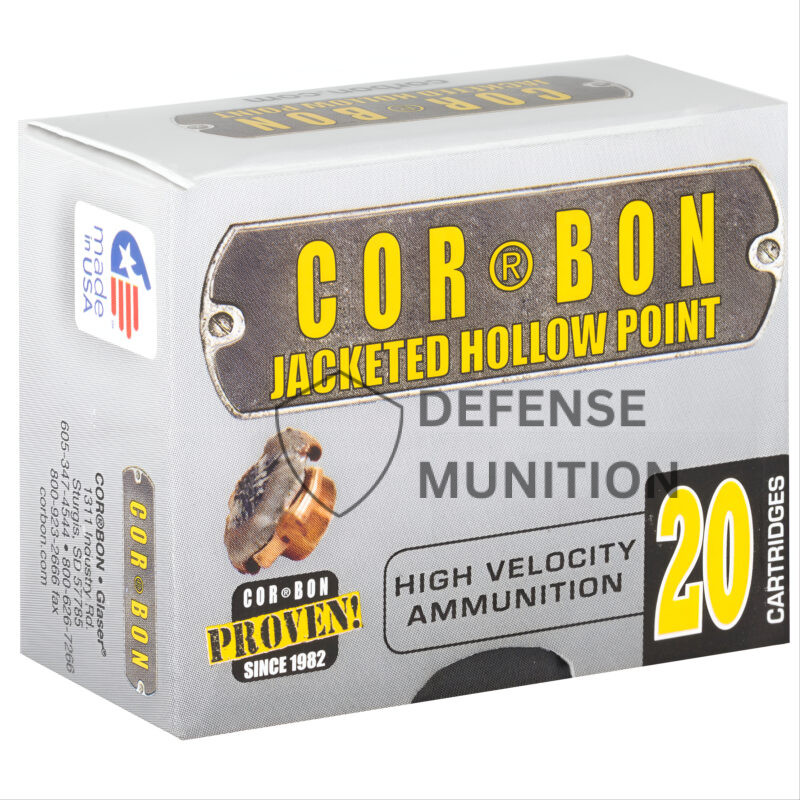 Corbon Self defense 9 MM 125 GR JHP 1250 FPS 20 RD/BOX