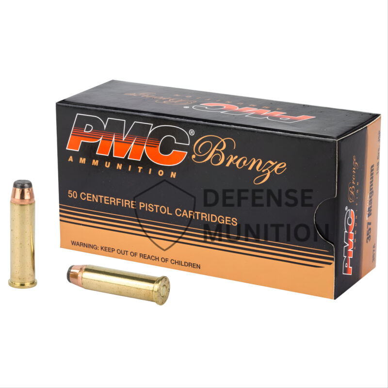 PMC BRONZE .357 MAG 158 GR JSP 1471 FPS 50 RD/BOX